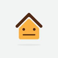 icono de vector de casa. emoji de la casa