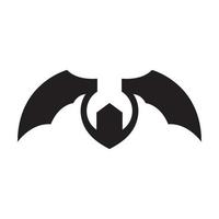 wrench with bat wings logo design, vector graphic symbol icon illustration creative idea