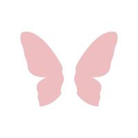simple shape wings butterfly minimalist logo design, vector graphic symbol icon illustration creative idea