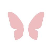 simple shape wings butterfly minimalist logo design, vector graphic symbol icon illustration creative idea