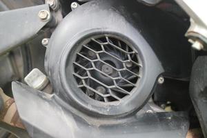 engine fan on matic motorcycle photo