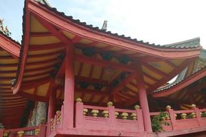 The big red building at the Sam Poo Kong temple, Semarang, Indonesia photo