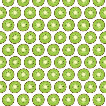 Fondo de textura de patrón de fruta de kiwi vector