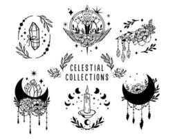 Magic and Celestial Collections vector