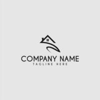 Home Logo Icon Design with Initial S Letter vector