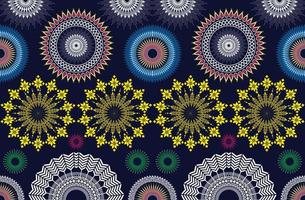 ethnic pattern design for clothes vector