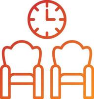 Waiting Room Icon Style vector