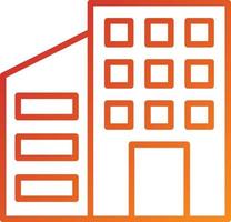 Office Building Icon Style vector