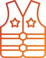 Life Vest Icon Style vector