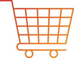 Shopping Cart Icon Style vector