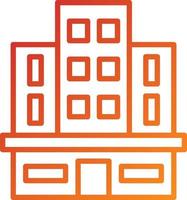 Office Building Icon Style vector