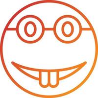 Nerd Icon Style vector