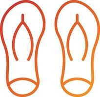 Flip Flops Icon Style vector