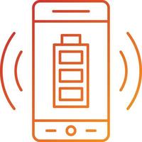 Wireless Charging Icon Style vector