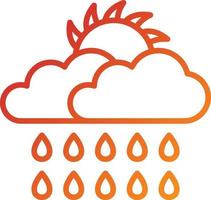 Drizzle Icon Style vector