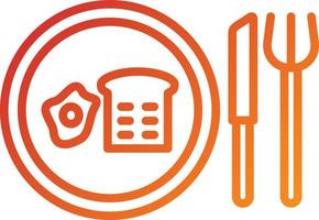 Break Fast Icon Style vector