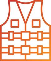 Life Vest Icon Style vector