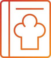 Cookbook Icon Style vector