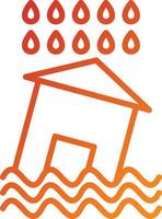 Flood Icon Style vector