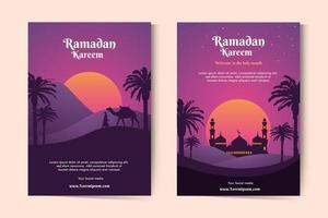 Ramadan template background. welcome to the holy month vector