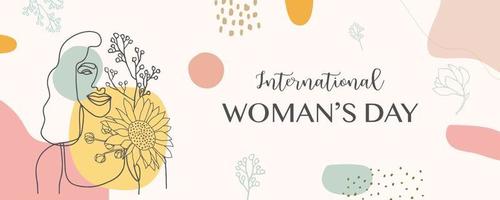 Collection of woman background set with color.Editable vector illustration for website, invitation,postcard and sticker