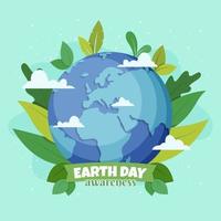 Earth Day Awareness Concept vector