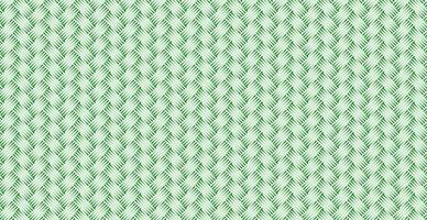 Panoramic green wicker background, repeating elements - Vector