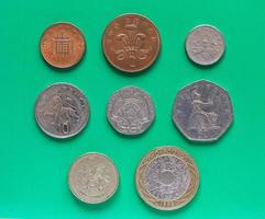 GBP Pound coins photo