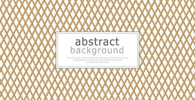 Modern abstract luxury template postcard for business or presentation with golden lines on white background - Vector