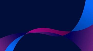 fondo abstracto ondulado simple. azul, rosa, morado vector