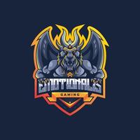 Dragon Lion Logo Esport Gaming vector