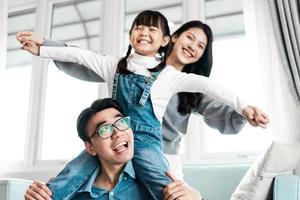 asian family pictures at home photo