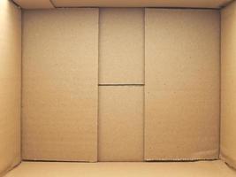 brown corrugated cardboard box photo