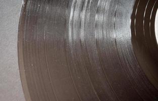 Scratched vinyl record photo