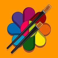 A variety of colors that provide fun vector