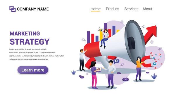Website Banner, template, web interface, social media banner illustration Template vector fully editable Design