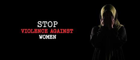 Stop violence against women photo