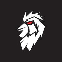 cool head white rooster logo design, vector graphic symbol icon illustration creative idea
