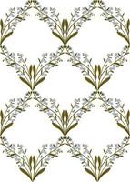 Cute blue branch of forget me not flower seamless pattern. Delicate summer herb texture. Vector background for paper, cover, fabric, interior decor.