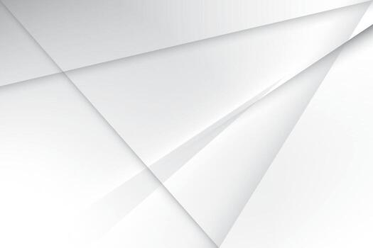 Abstract white and gray color, modern design background with geometric shape. Vector illustration.