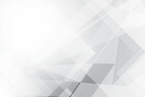 Abstract white and gray color, modern design background with geometric shape. Vector illustration.