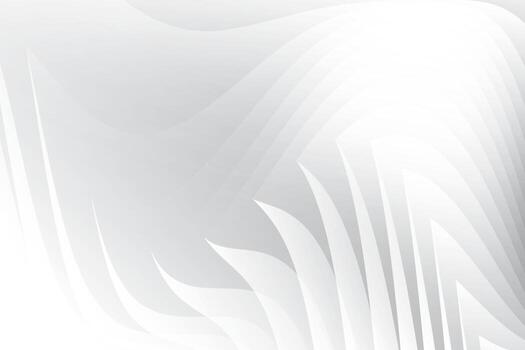 Abstract white and gray color, modern design background with geometric shape. Vector illustration.