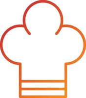 Chef Hat Icon Style vector