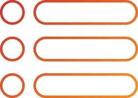 Menu Icon Style vector