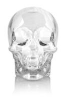 The crystal head skull isolated dicut with clipping path photo