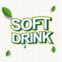 Vector illustrations.  lettering for package of soft drink or label