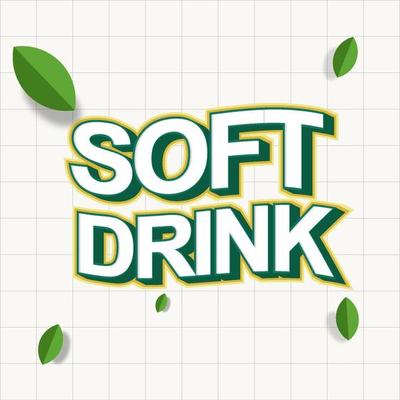 Vector illustrations.  lettering for package of soft drink or label