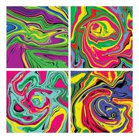 Colorful Marble Texture Paint vector