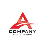 un símbolo de diseño de logotipo de empresa abstracta vector