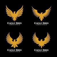 vector de diseño de logotipo de pájaro águila